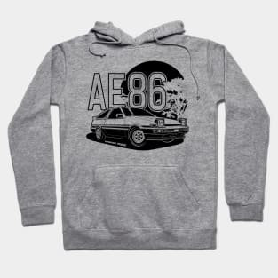 AE86 TRUENO (Black Print) Hoodie